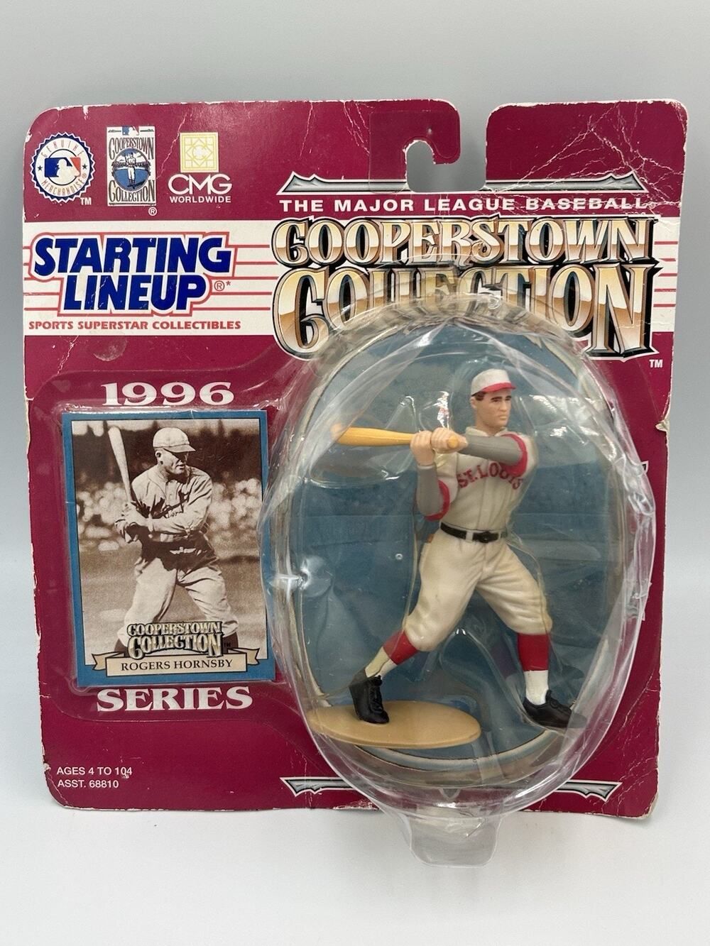 Kenner 1996 Rogers Hornsby St. Louis Cardinals Cooperstown Collection NIB NOS
